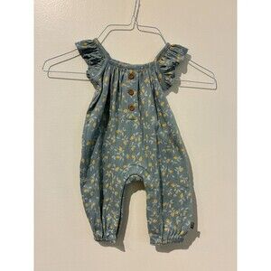 NWT Modern Moments‎ Blue Lemon Jumpsuit - 0-3M